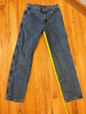 Boys Wrangle Boot Cut Relaxed Jeans - Size 16